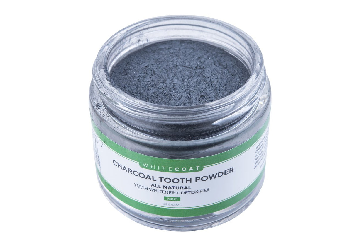 All Natural Teeth Whitening Tooth and Gum Powder with Coconut Activated Charcoal - Safe Effective Tooth Whitener Solution - Mars Med Supply