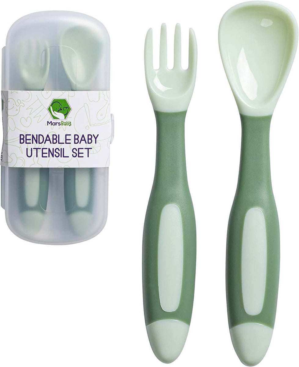 Made in the USA Stainless Steel Baby Spoons  American Made Baby – American  Made Baby Products