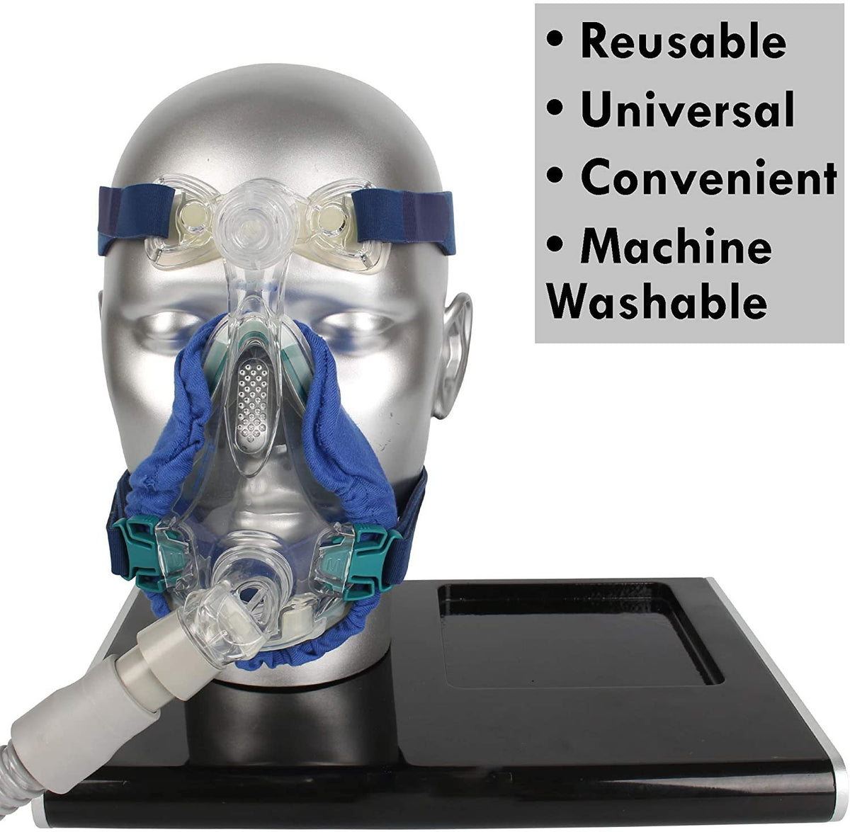 Mars Wellness CPAP Mask Liner - 3 Liners Per Pack - Reusable, Universal - Super Comfortable Material - Machine Washable - Easy Install - Mars Med Supply