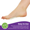 Metatarsal Felt Foot Pad Skived Cut - BULK 48 PAIRS