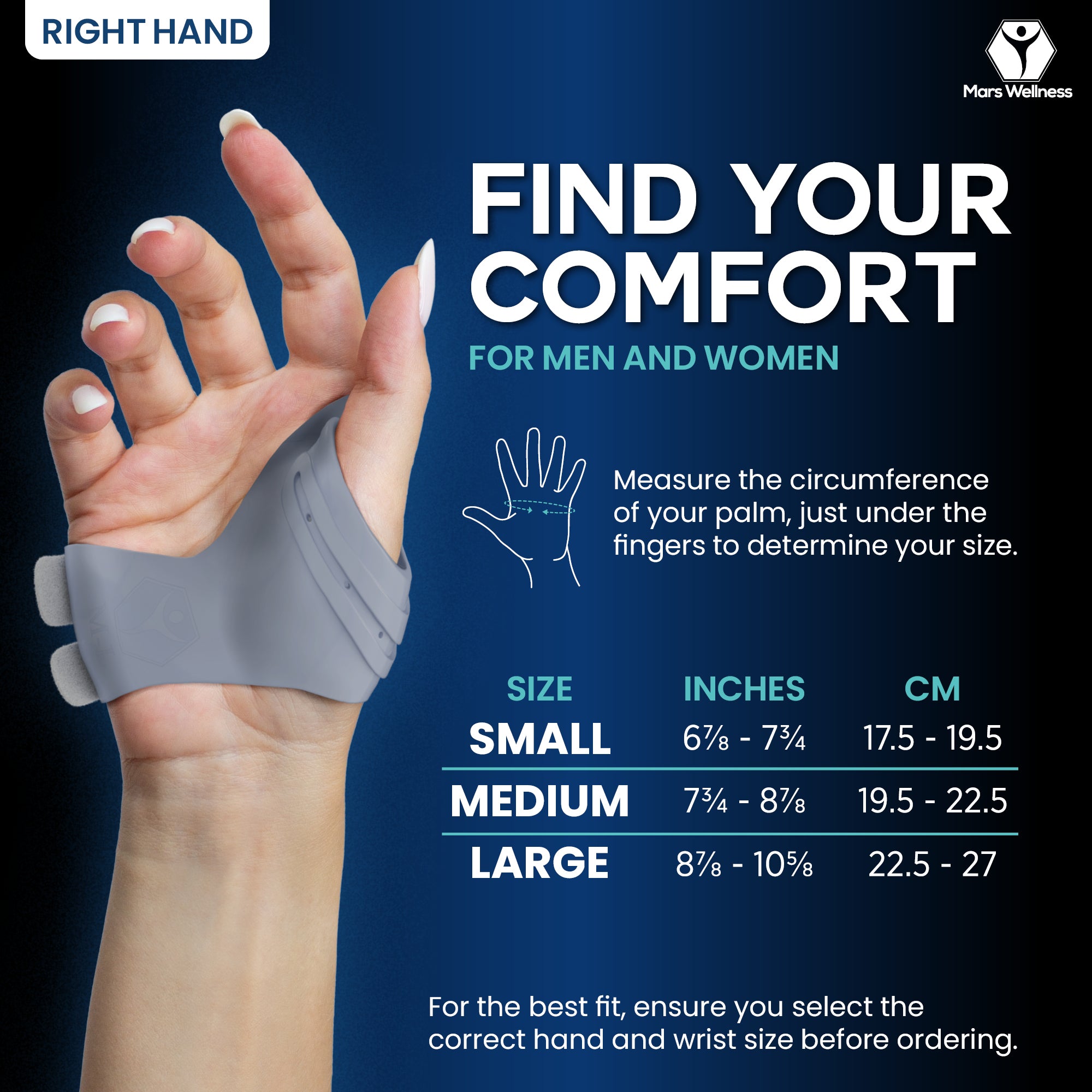 CMC Thumb Brace - Restriction Thumb Support CMC Joint Thumb Arthritis Brace Stabilizing Splint for Osteoarthritis and arthritis