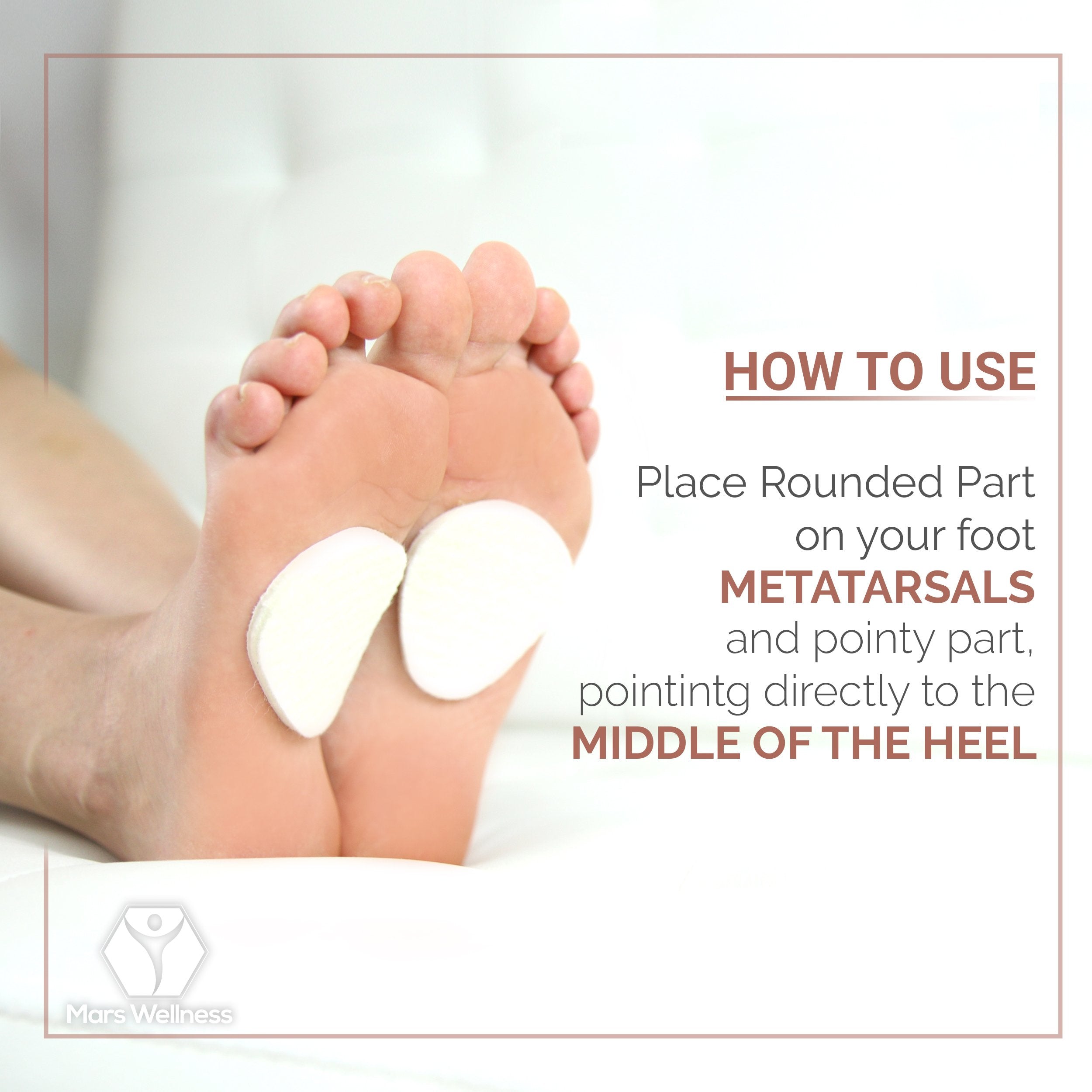 NEW Metatarsal Felt Foot Pad BULK 48 PAIRS (96 PIECES)