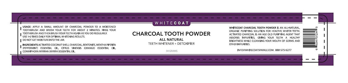 All Natural Teeth Whitening Tooth and Gum Powder with Coconut Activated Charcoal - Safe Effective Tooth Whitener Solution