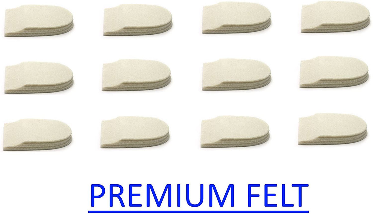 Felt Heel Cushion Pad 1/2" with Adhesive for Pain Relief