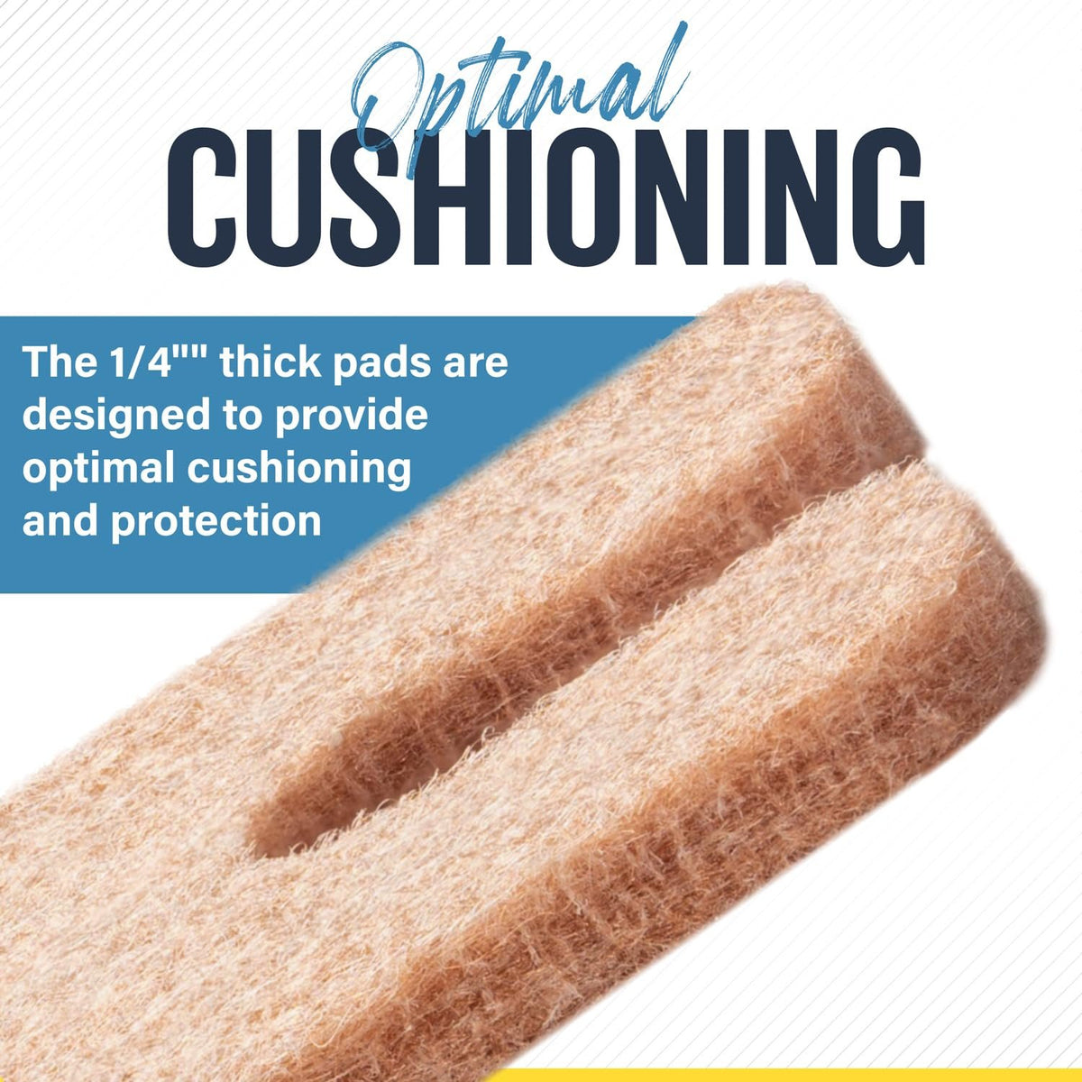 U-Shaped Callus Pads, 1/4" Thick, Flesh Colored, Pack of 30 with Adhesive Backing