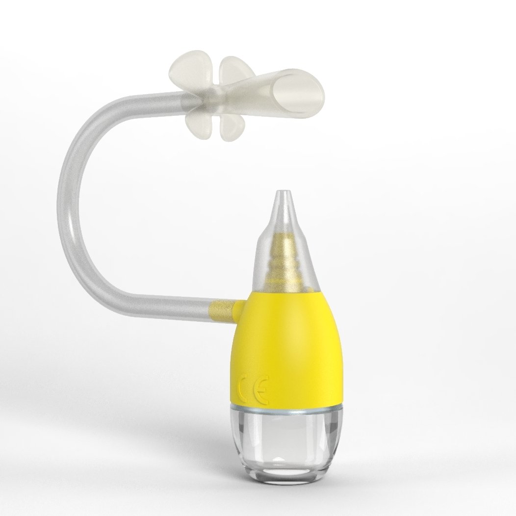 Mucus Snot Sucker Nasal Aspirator - Manual Hygienic and Super Gentle for Babies