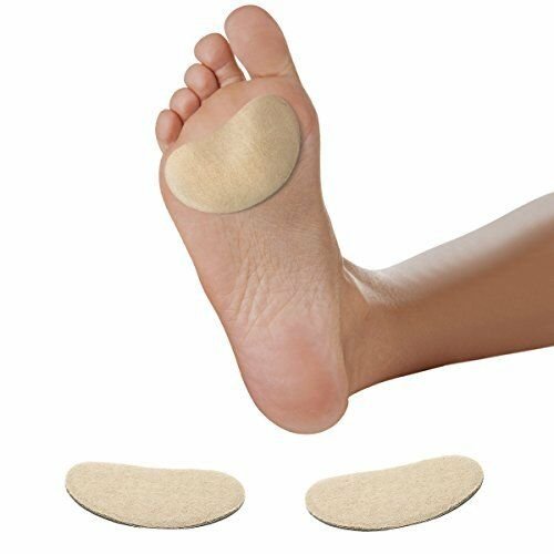 Premium Adhesive Moleskin Kidney Metatarsal Pads - 3 Inches