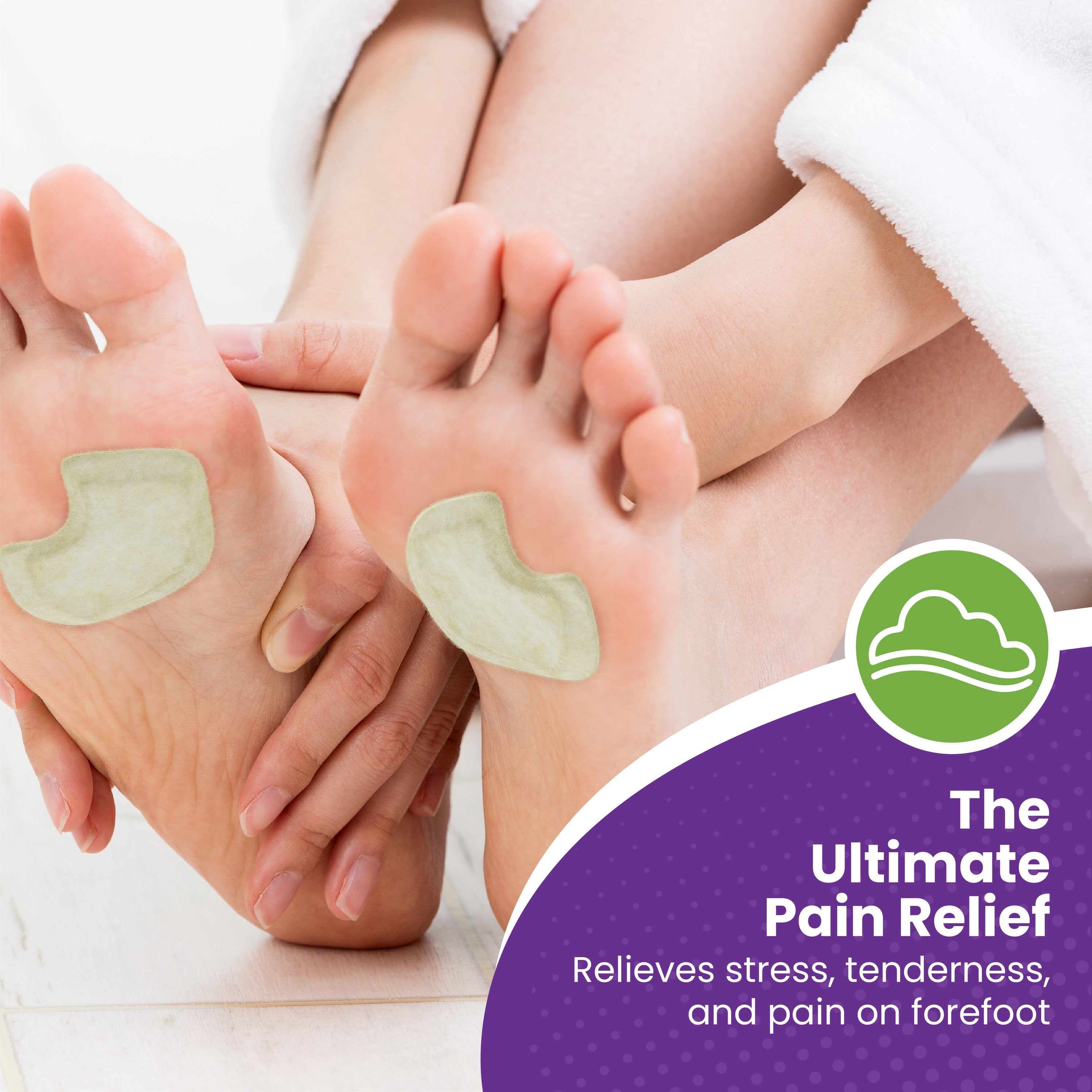 BULK Dancers Pads Sesamoiditis Pad - 1/4" Thick Adhesive Skived Felt, BULK 96 PIECES