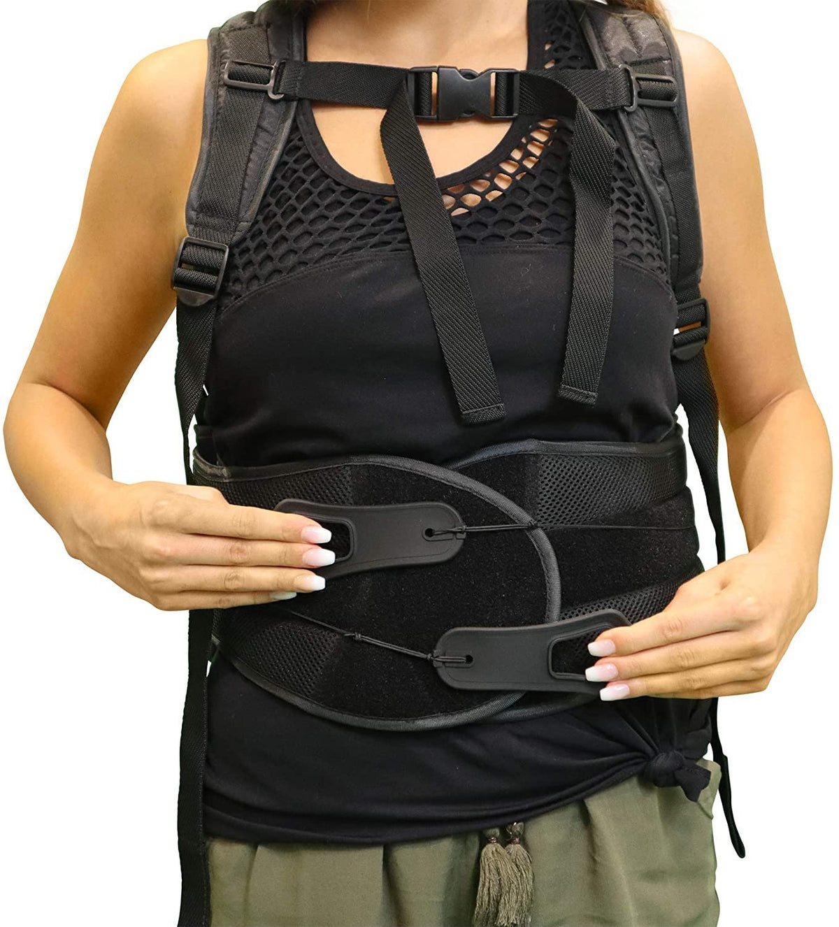 Mars Wellness TLSO Medical Back Brace - PDAC L0456 L0457 - Thoracic Back Brace - Pain Relief Straightener for DDD, Spinal Trauma, Osteoprosis, Fractures, Post Op