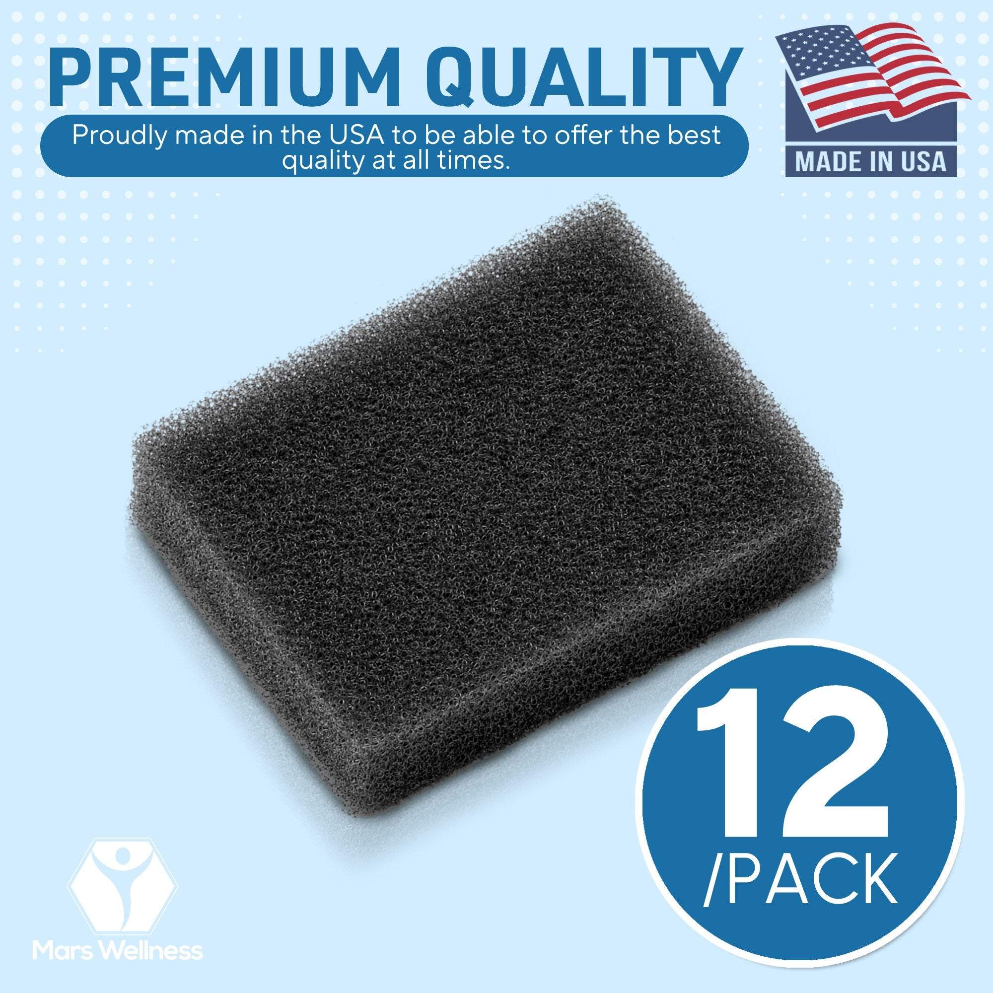 Mars Wellness CPAP Filter Kit - Compatible with 3B Medical Luna G3 Series CPAP Machines - Made in The USA