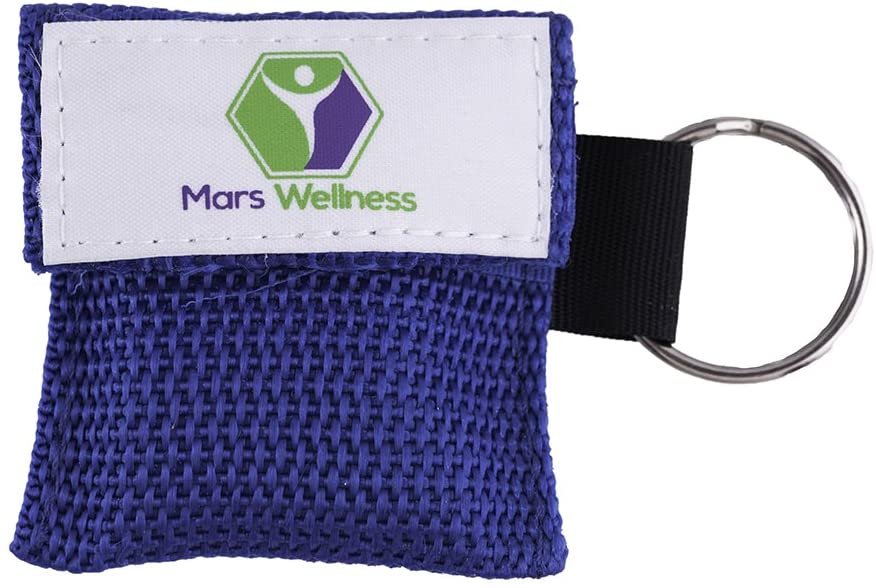 CPR Face Mask Key Chain Kit - One Way Valve and Face Sheild Masks Kit ...