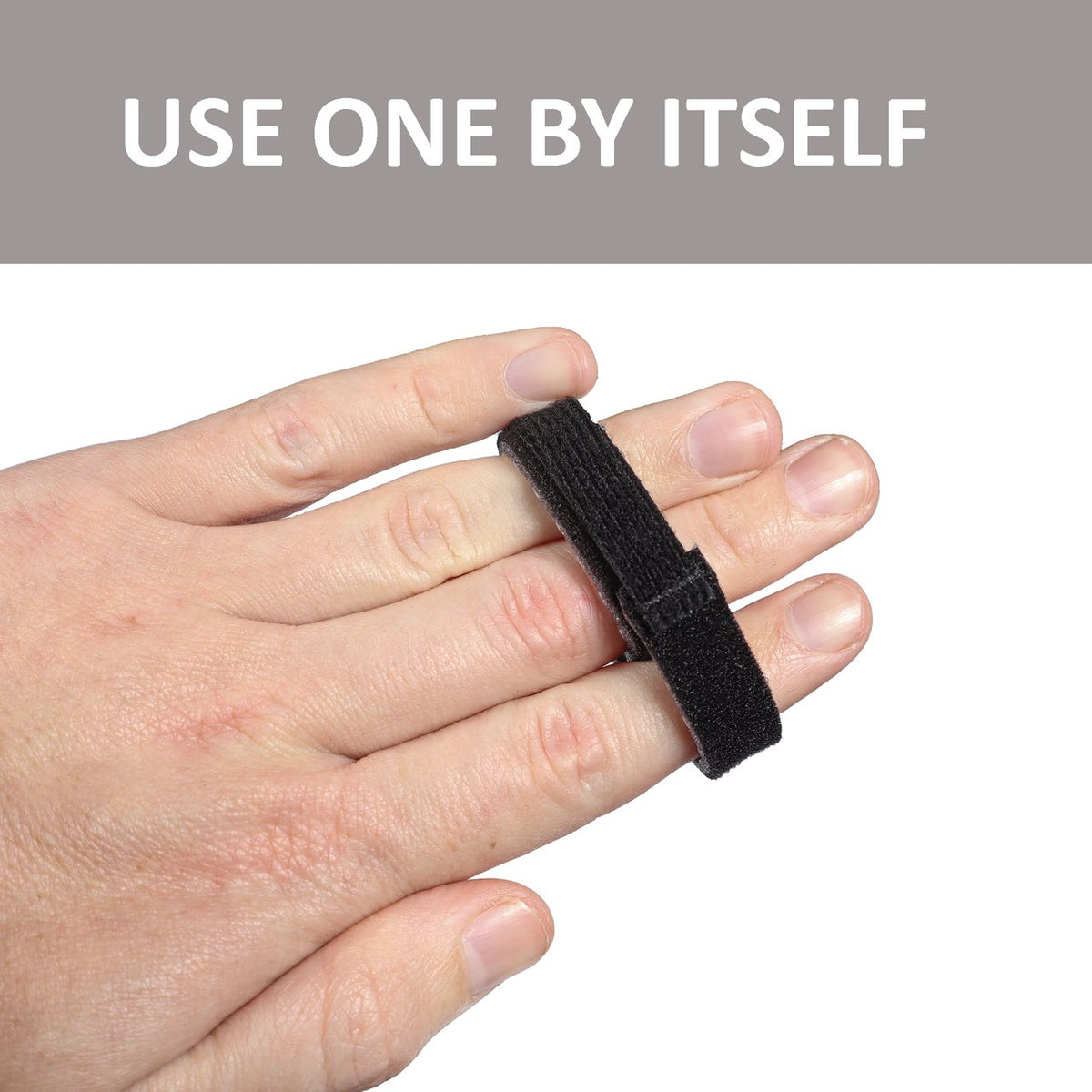 1/2" Wide Finger Buddy Splint with Secure HEX Lining