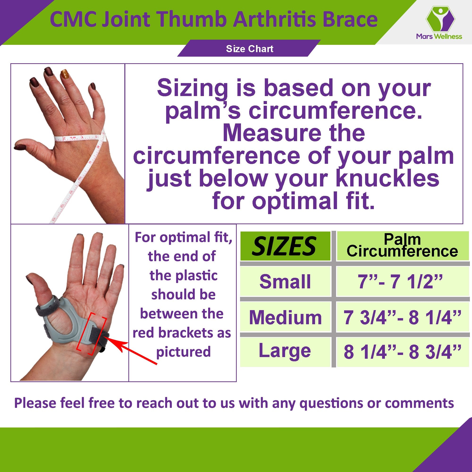 CMC Joint Thumb Arthritis Brace - Restriction Stabilizing Splint for Osteoarthritis and Other Thumb Pain Relief