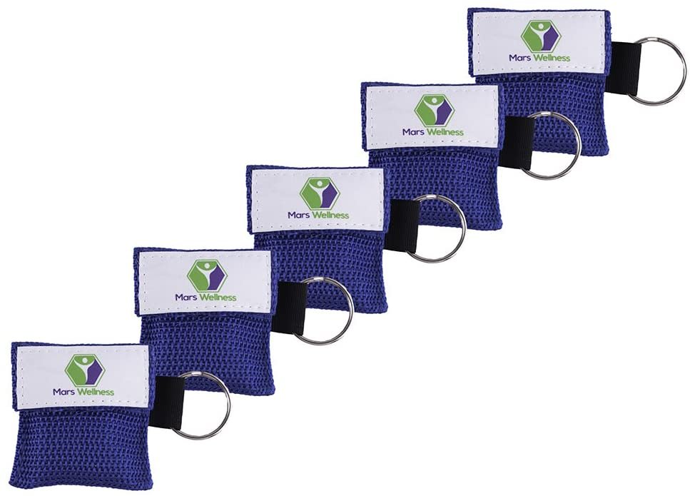 CPR Face Mask Key Chain Kit - One Way Valve and Face Sheild Masks Kit ...