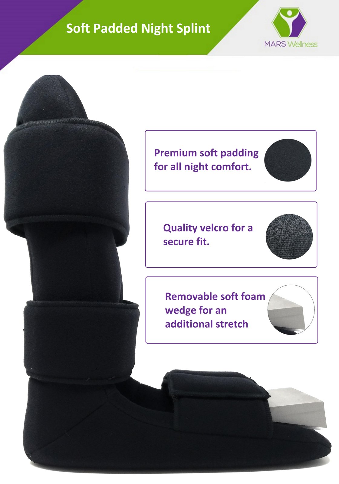 Comfort Soft Plantar Fasciitis Night Splint