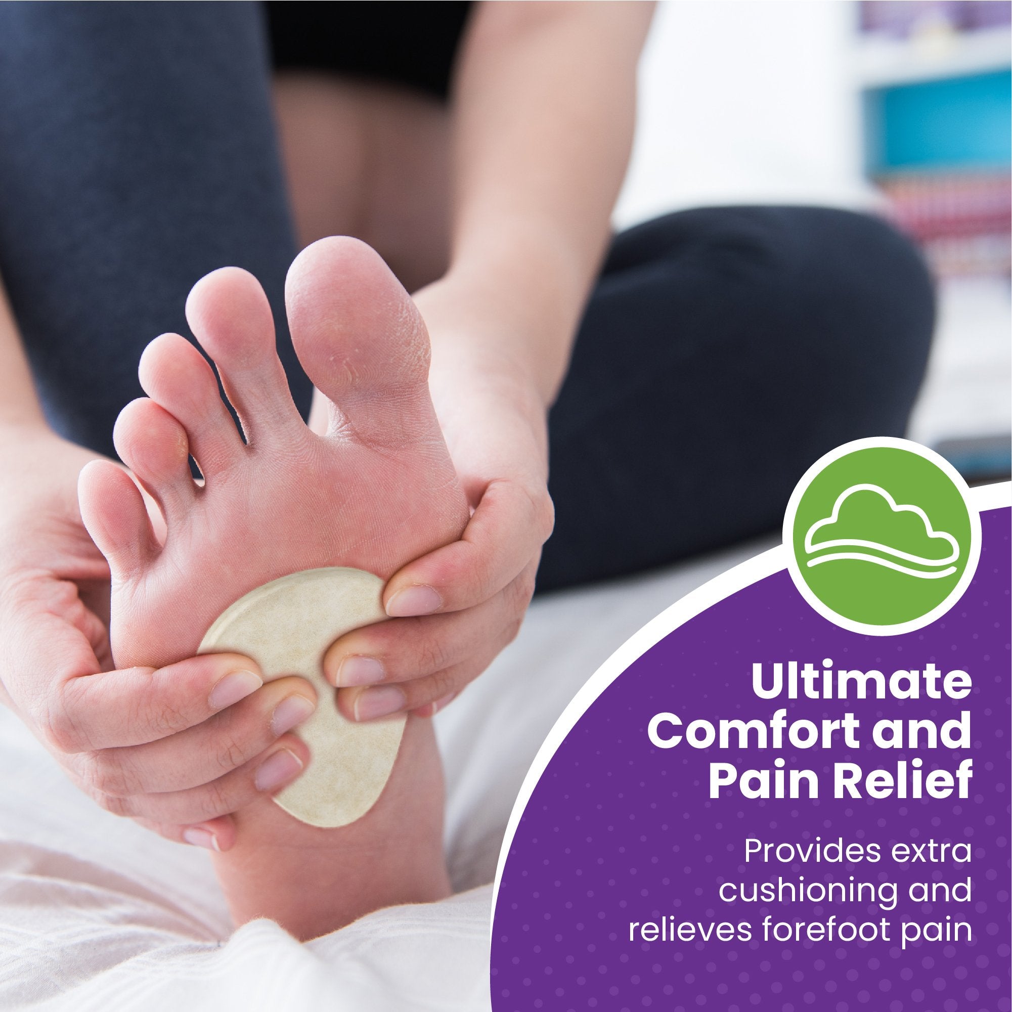 NEW Metatarsal Felt Foot Pad 6 Pairs - USA Made