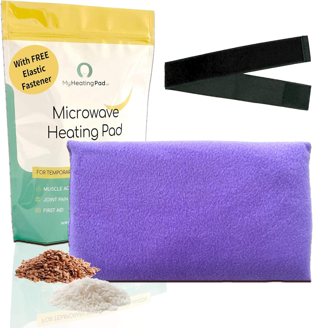 My Heating Pad for Pain Relief - Moist Microwavable Heating Pad for Joints and Muscles Relief - Microwave Hot Pack Heat Pad for Cramps - Chilled or Heated Pad Therapy - 1 Pack Blue - Lavender Scent