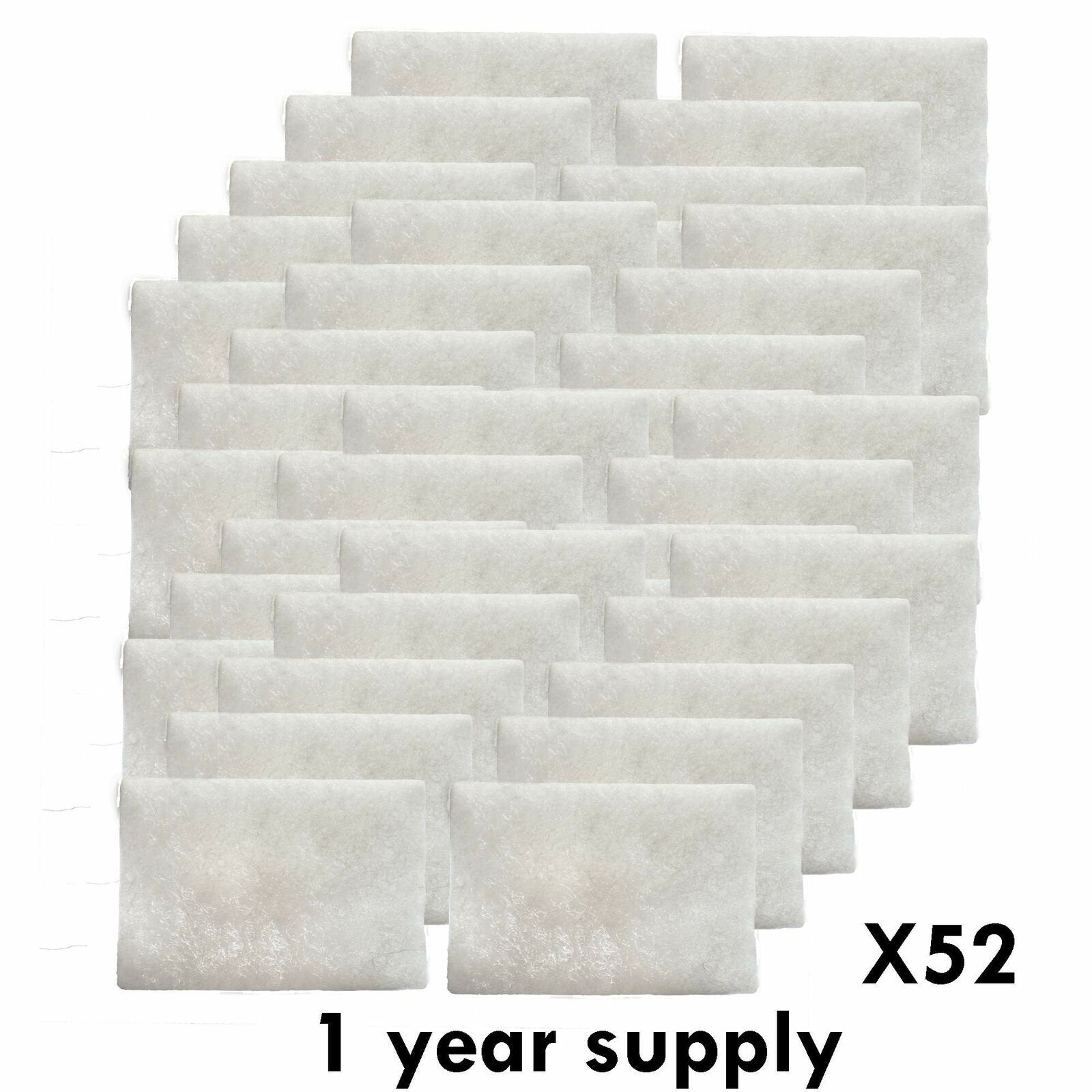 CPAP Filters Disposable Felt Pollen air Filter - 52 Pack 1 Year Supply - Made in The USA Standard Universal CPAP Filter Supplies - ResMed Airsense 10, Aircurve 10, S9 Series Machines by Mars Wellness