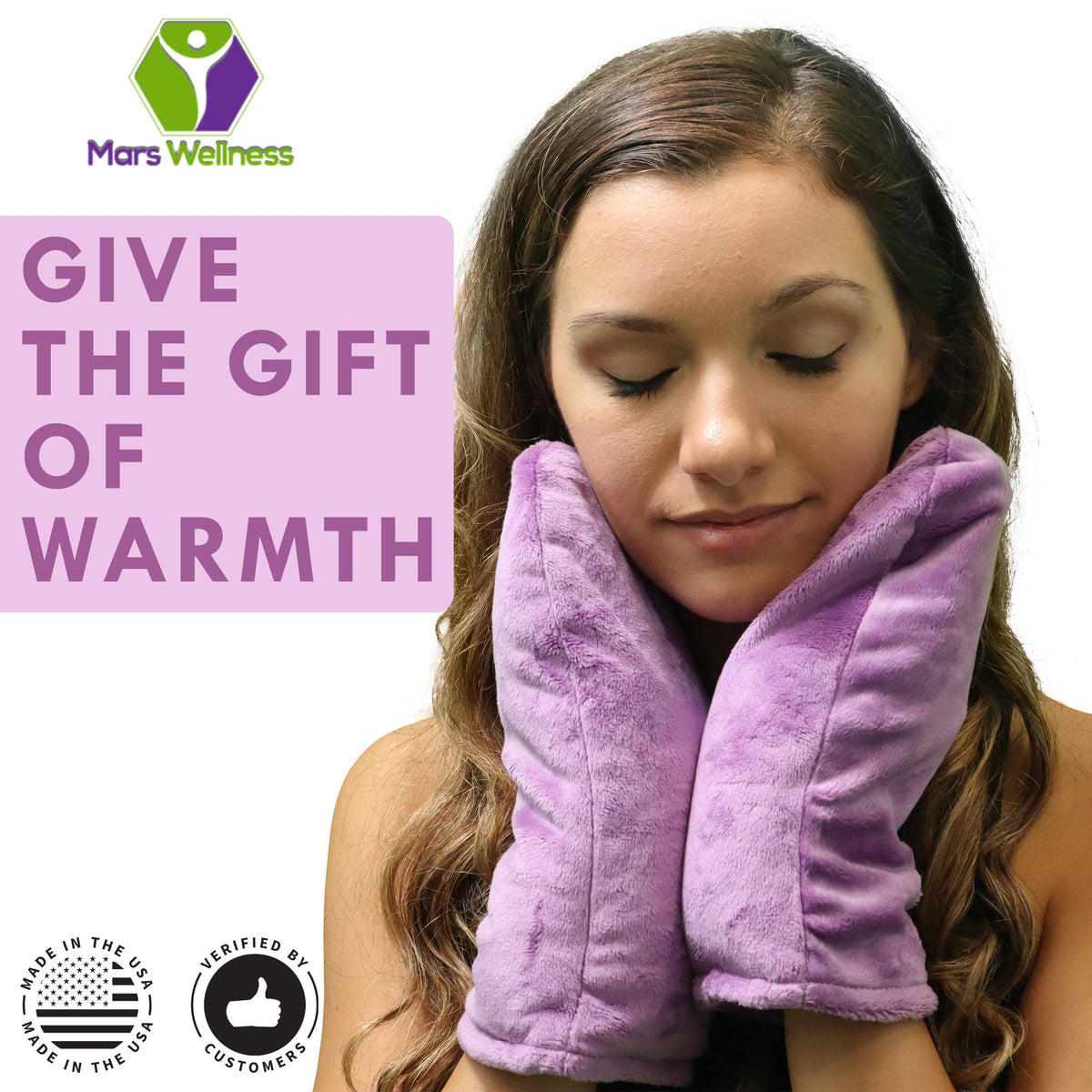 Heated Microwavable Mitts - Herbal Hot/Cold Deep Penetrating Herbal Aromatherapy Therapy Mittens with Flaxseed and Herbs - Trigger Finger, Inflammation, Carpal Tunnel