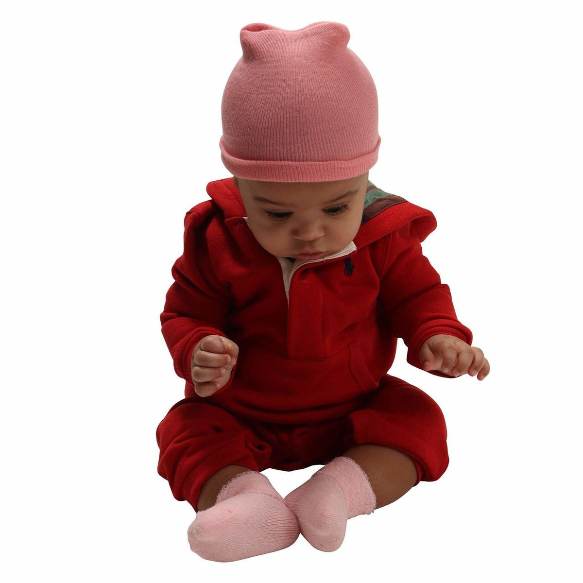 Comfort Warming Infant Newborn Baby Booties and Thermal Hat Set