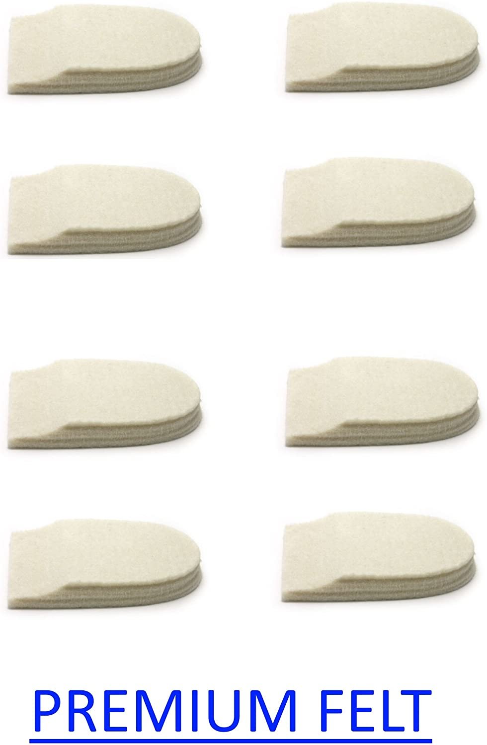 Felt Heel Cushion Pad 1/2" with Adhesive for Pain Relief