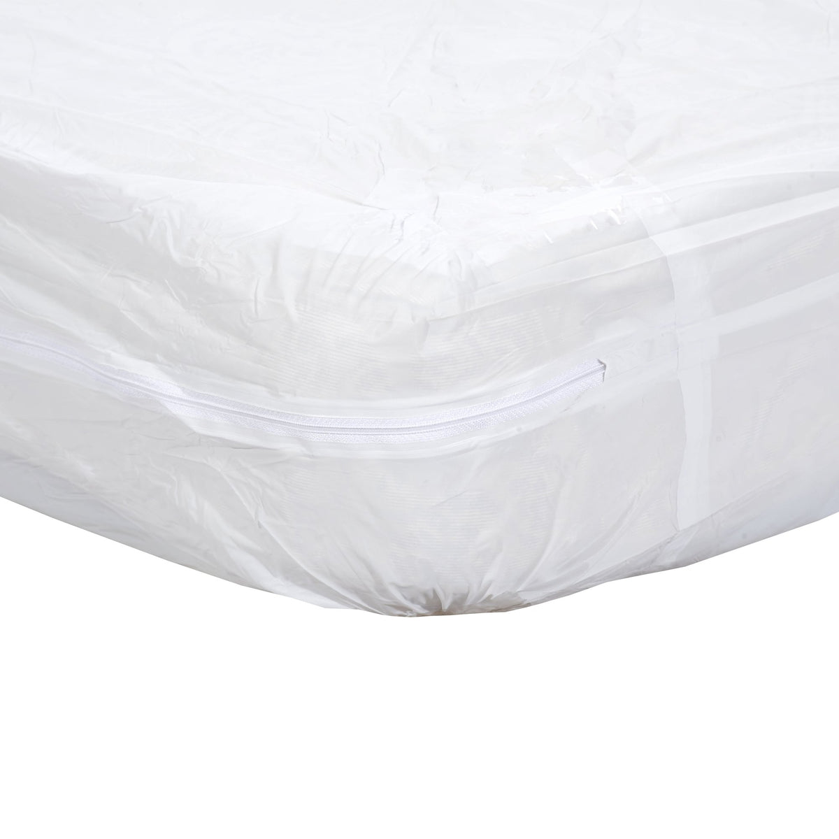 Mars Wellness Waterproof Vinyl Mattress Protector and Cover - White Mattress Cover Sheet