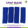 Mars Wellness CPAP Strap Covers - Comfort for Your CPAP Mask or Headgear - Universal Fit, Reusable, 4 Covers - Fleece Design