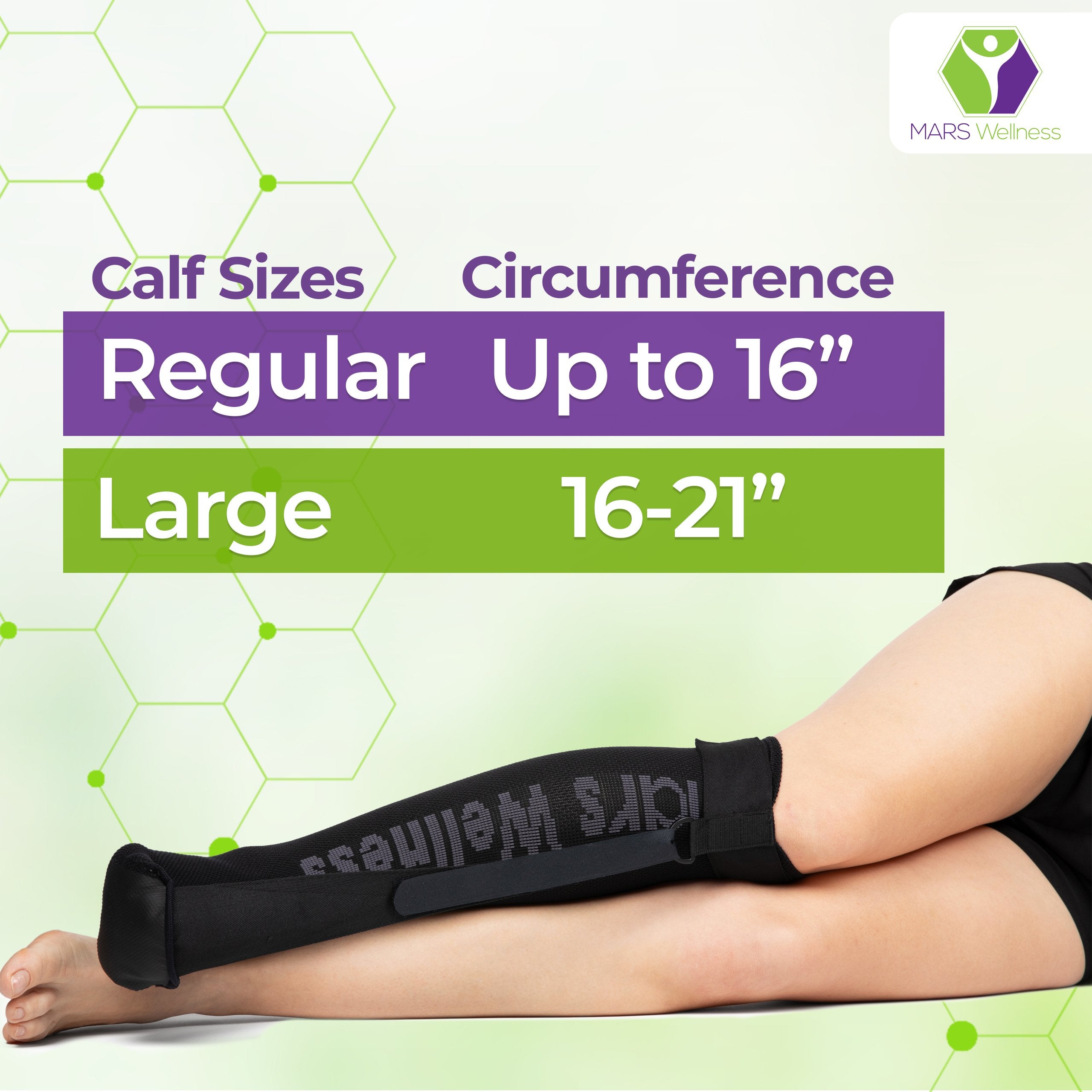 Mars Wellness PFS Plantar Fasciitis Stretch Night Sock with Tread - for Pain Relief from Plantar Fasciitis and Achilles Tendonitis - Black -