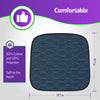 Waterproof Seat Protector (17.7 x 17.7)” - Blue Absorbent Seat Covers - Protector Pads for Chairs & Sofa - Reusable Chair Pad Protectors - Incontinence Pads Washable for Kids, Pets, Adults, & Seniors