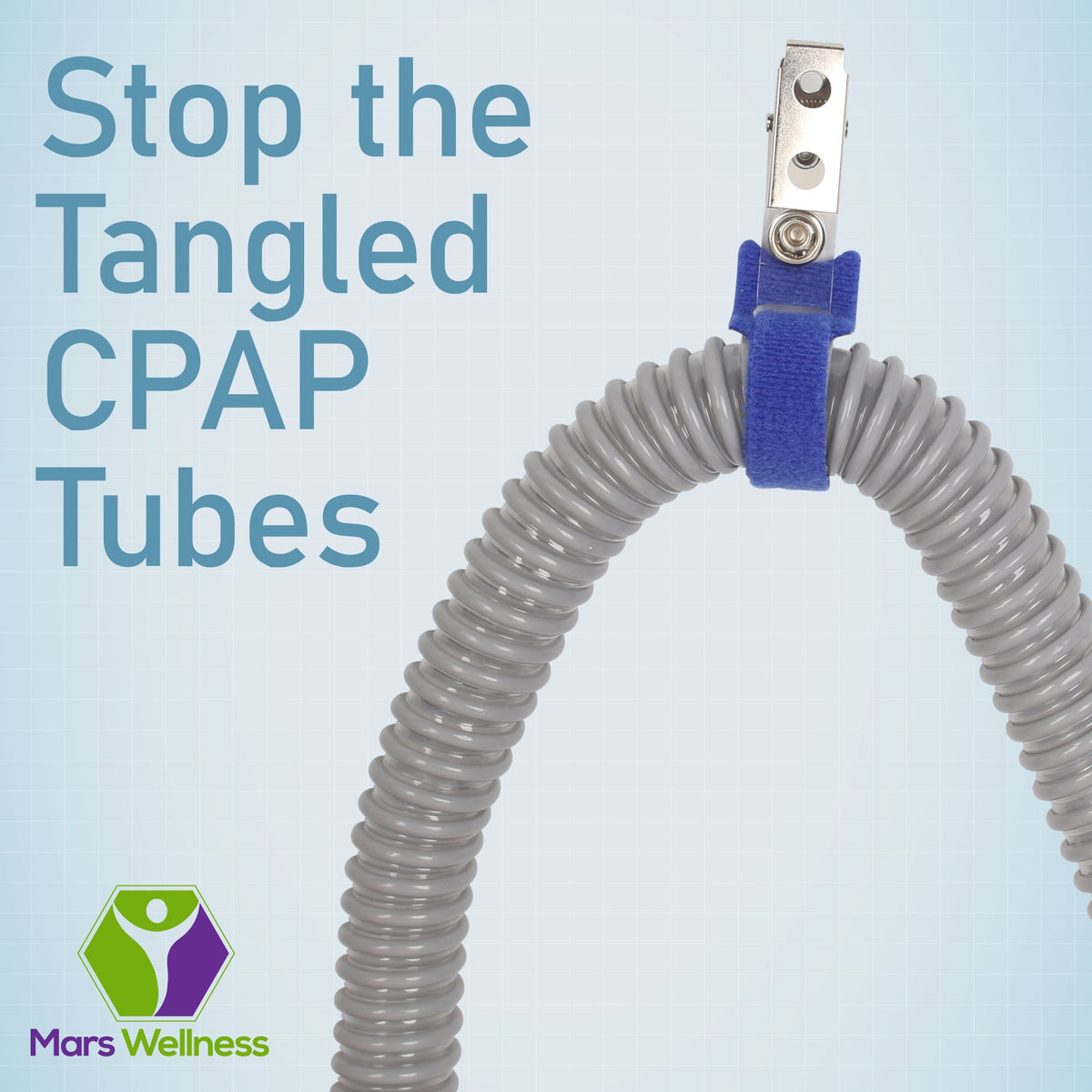 CPAP Hose Holder Clip - Oxygen Tube/Cannula Holder - Tangle Free CPAP Tube