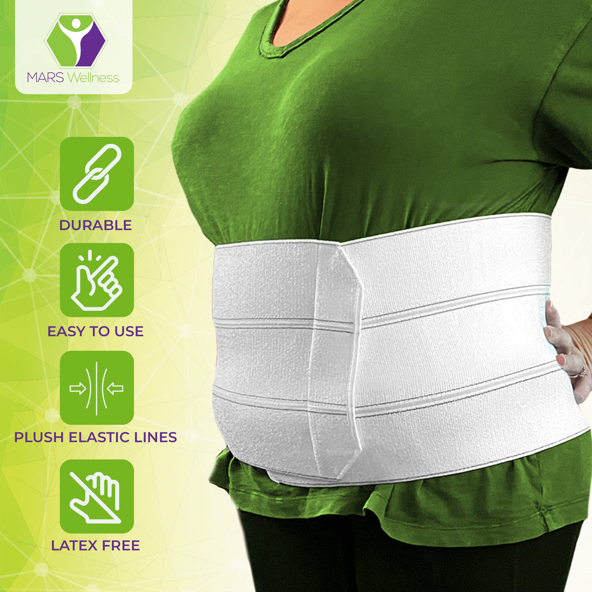 Premium Plus Size Bariatric Abdominal Binder - 9" 3 Panel