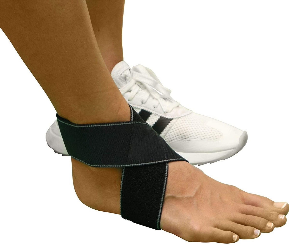 Mars Wellness Achilles Tendonitis Support Ankle Brace - Adjustable Wrap - Comfortable Gel Buttress Pad - All Day Compression Relief - Large/X-Large - Mars Med Supply