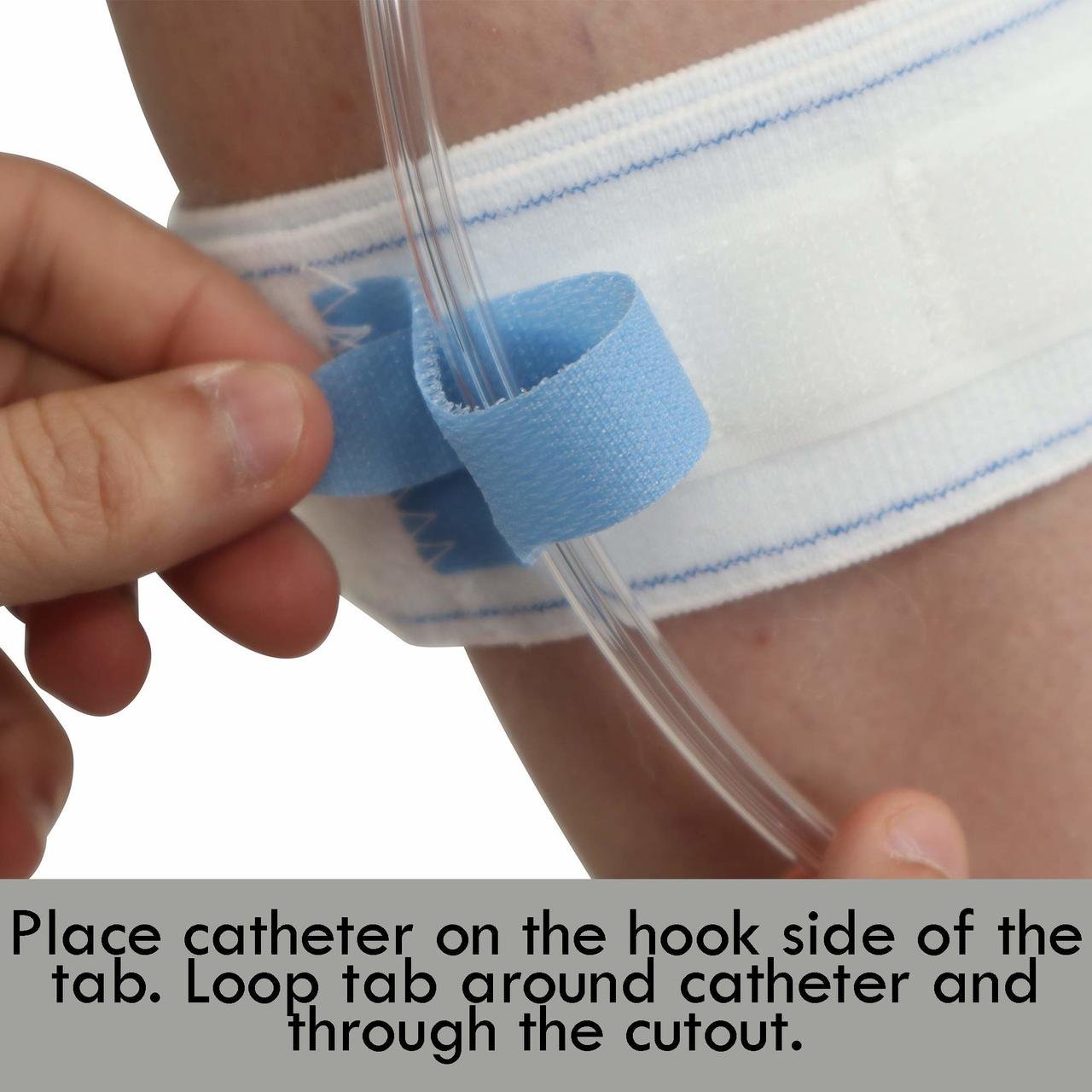 Urinary Catheter Holder - Non Slip Catheter Holder, Loop and Lock Closure - Mars Med Supply