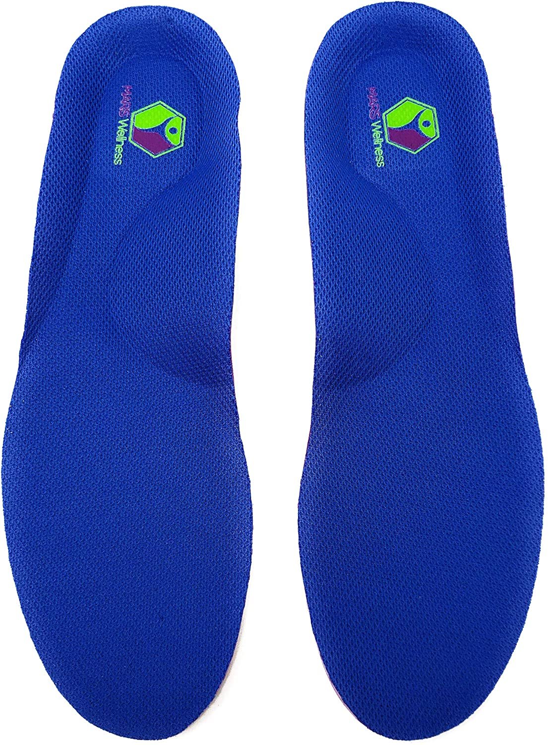 PowerTraq Sport Orthotic - Medical Grade High Arch Support Orthopedic Orthotic Insoles - Plantar Fasciitis, Flat Feet, Foot Pain - Maximum Support - by Mars Wellness