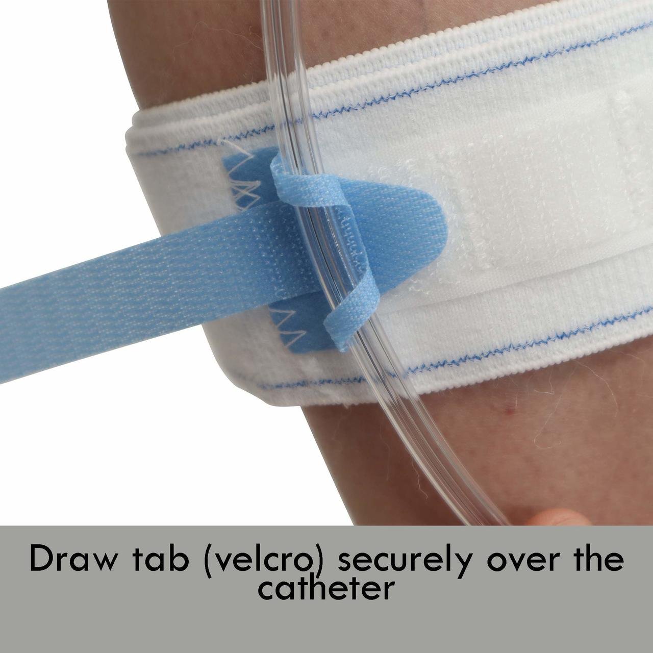 Urinary Catheter Holder - Non Slip Catheter Holder, Loop and Lock Closure - Mars Med Supply