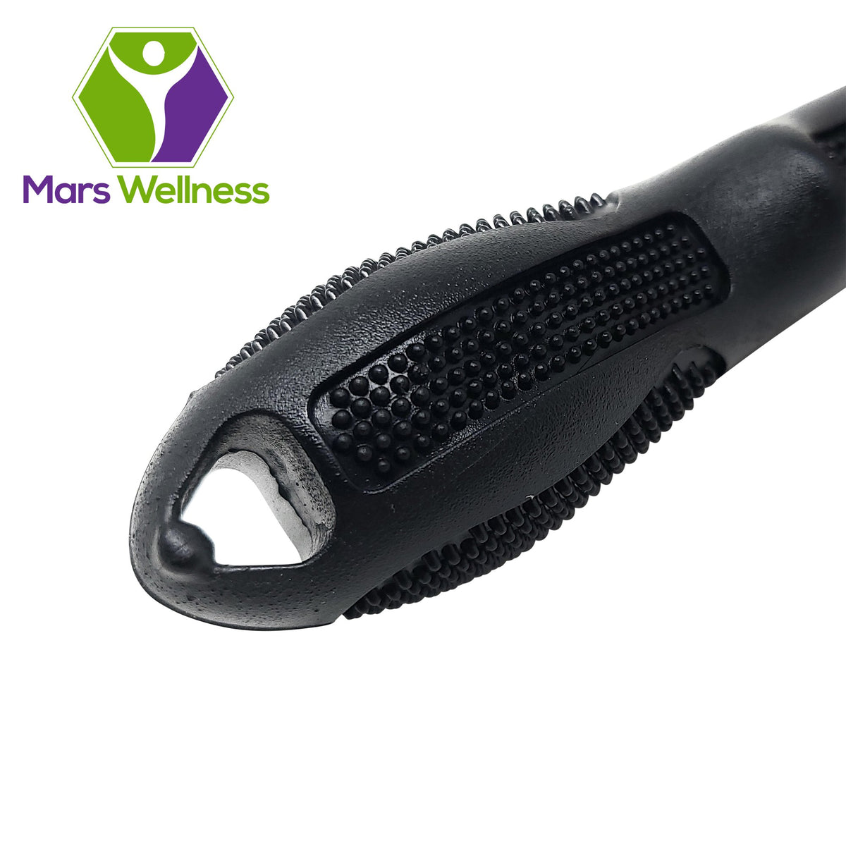 MARS WELLNESS Pet Grooming Brush - Double Sided Shedding and Dematting Tool - Grooming Undercoat Rake for Cats and Dogs - Mars Med Supply