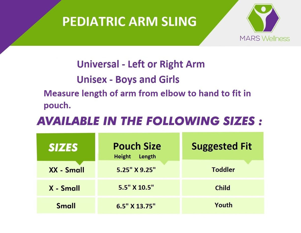 Kids Shoulder and Arm Sling - Maroon