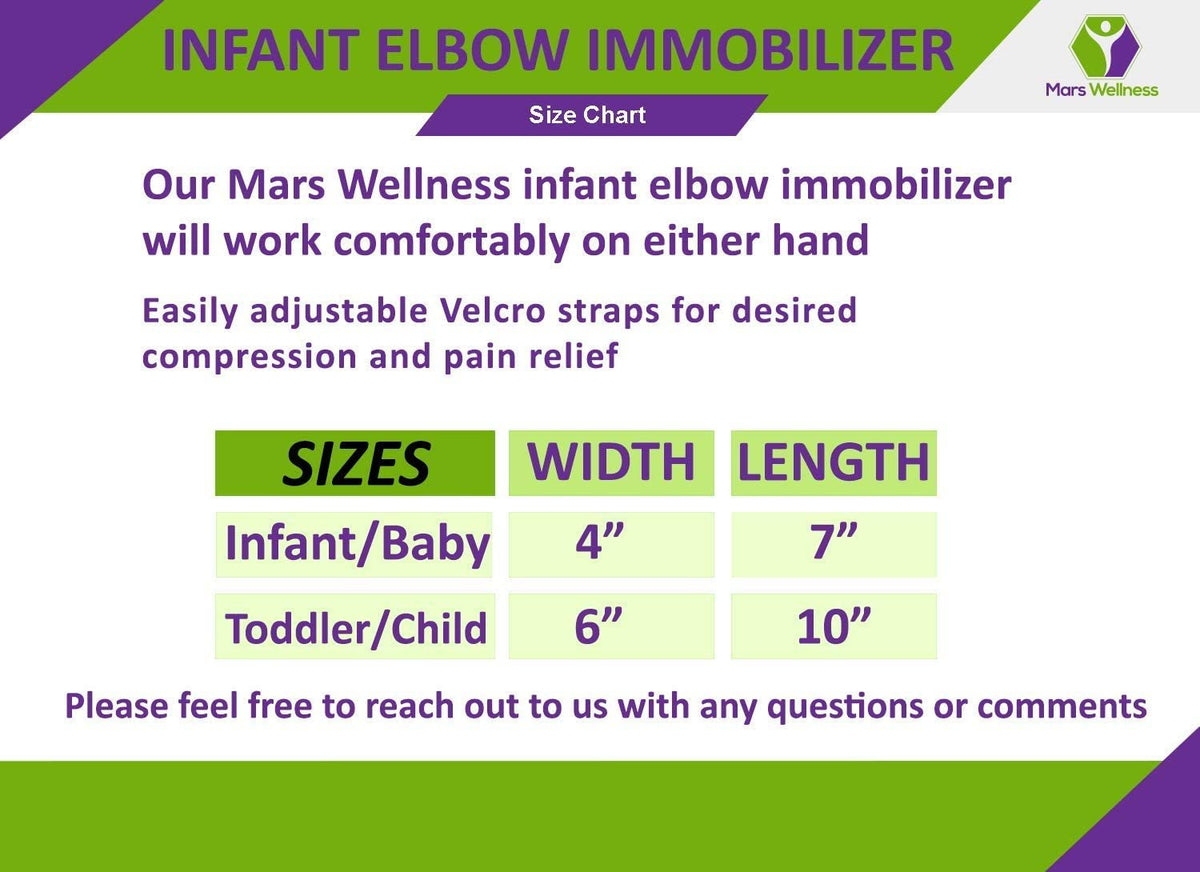 Premium Pediatric Child Elbow Immobilizer Stabilizer Splint/Arm Restraint