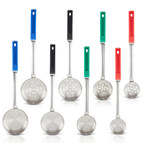  Portion Control Serving Spoons - (8 Piece Set