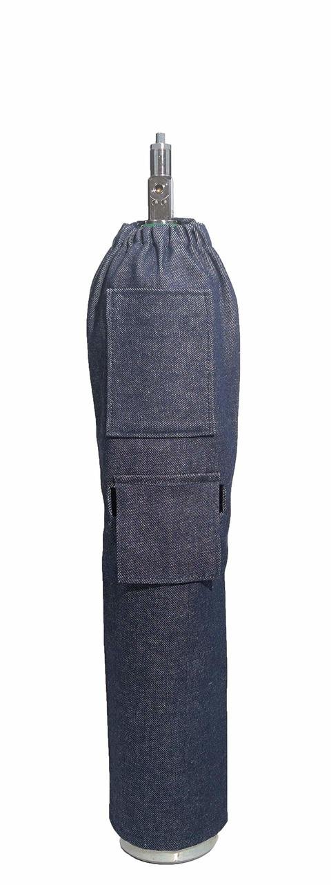 NEW Oxygen Cylinder/Tank Fashion Cover - Denim - Fits Tank Sizes M-24 or E - Mars Med Supply