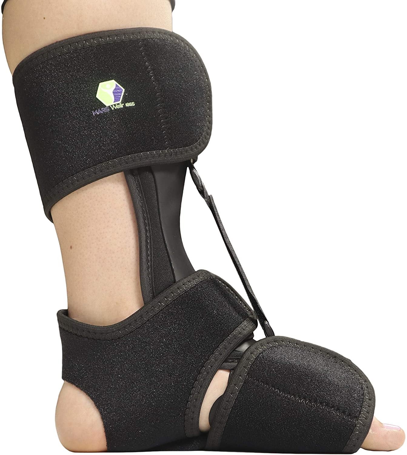 Plantar Fasciitis Night Splint Drop Foot Brace, Ankle Support with