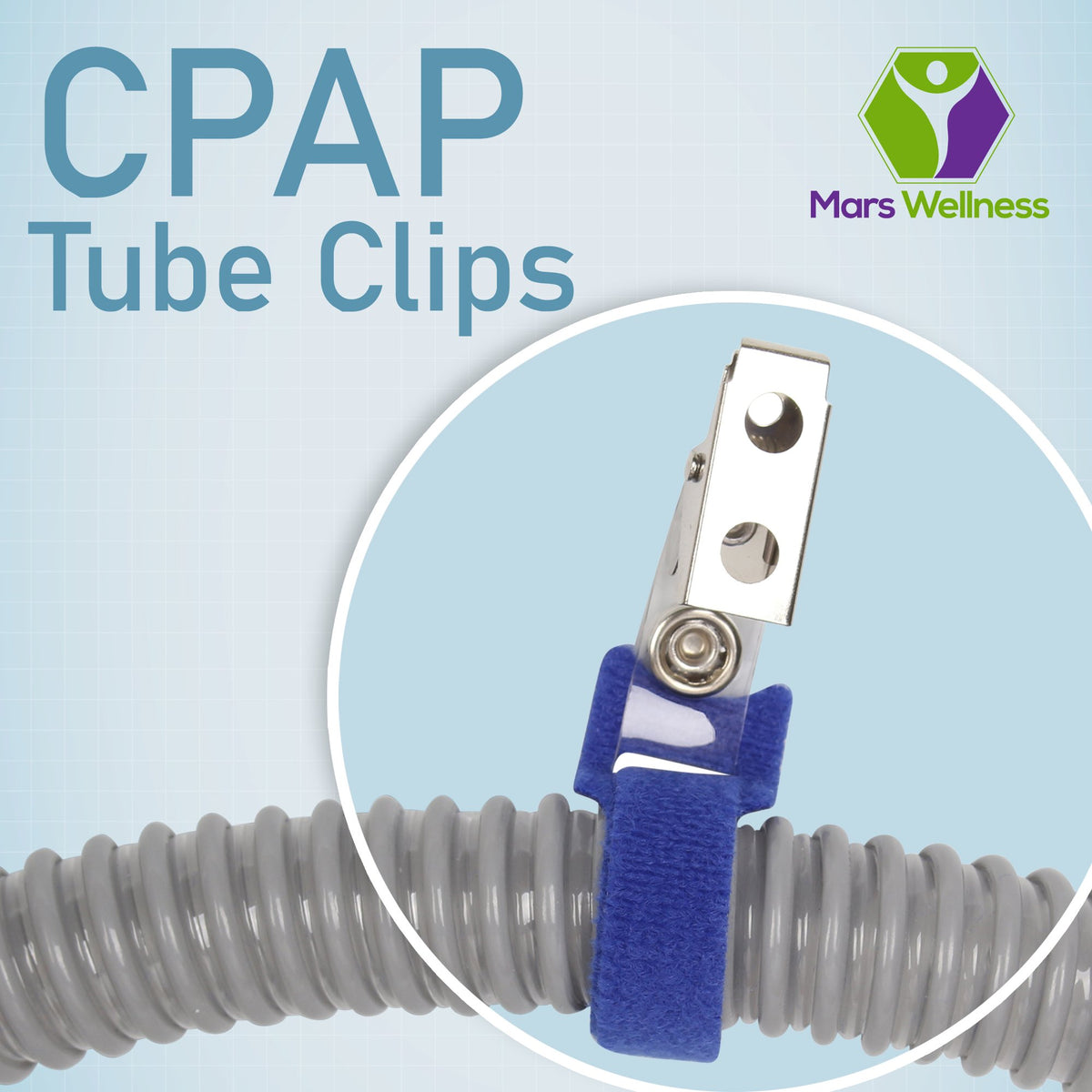 CPAP Hose Holder Clip - Oxygen Tube/Cannula Holder - Tangle Free CPAP Tube