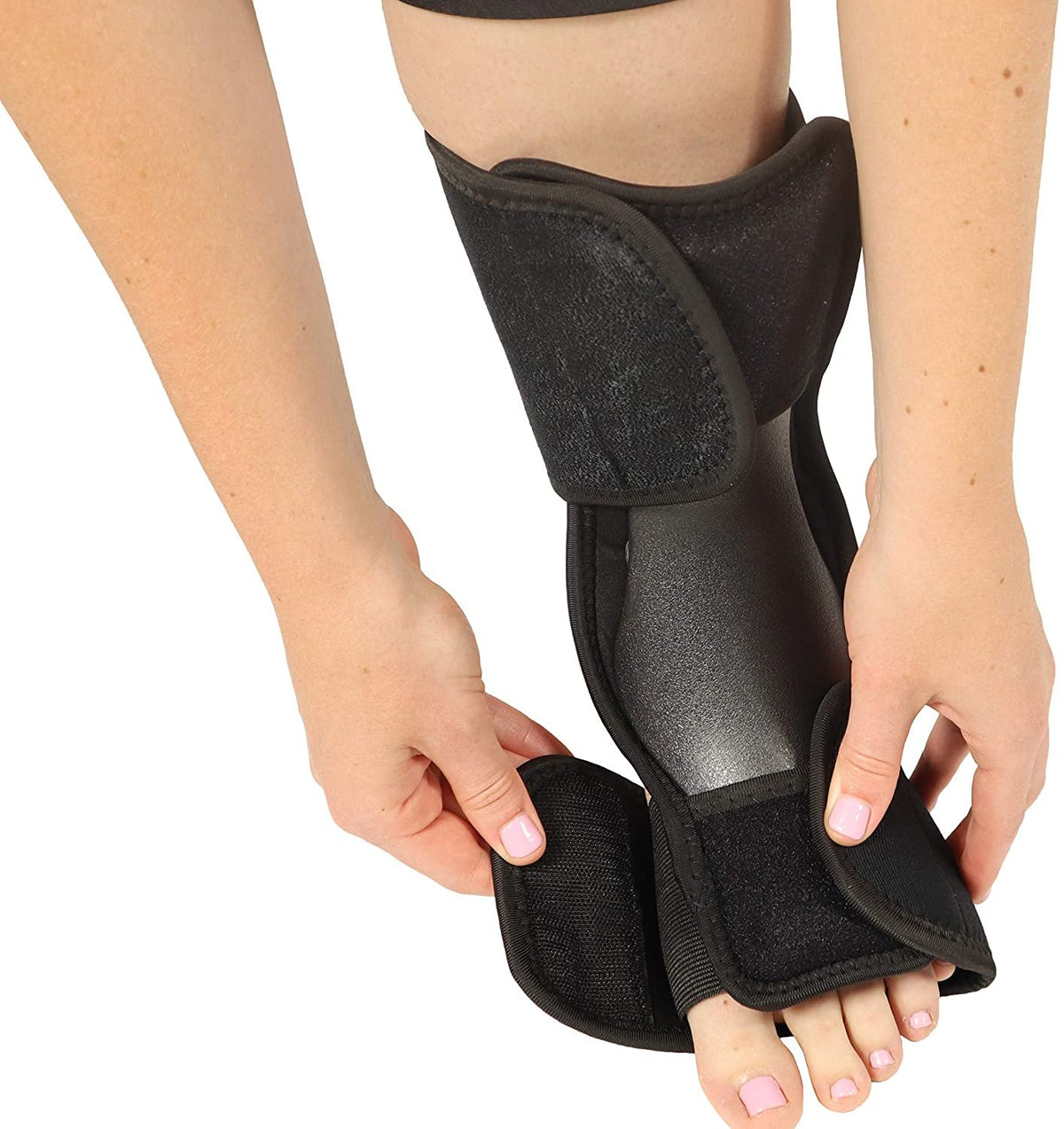 Soft Dorsal Night Splint - Breathable Design for Effective Relief from Plantar Fasciitis Pain, Heel, Arch Foot Pain, and Achilles Tendonitis
