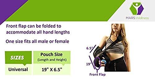 TANDCF bestlife Shoulder Abduction Sling with Removable Pillow & Exercise  Ball, Shoulder & Arm Sling Immobilizer for Injury Support, Rotator Cuff
