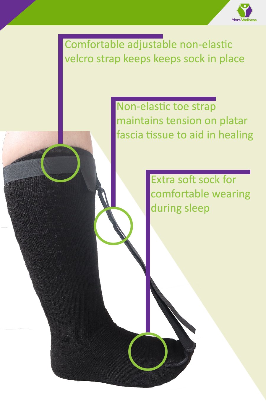 Modetro Plantar Fasciitis Compression Socks at Menards®