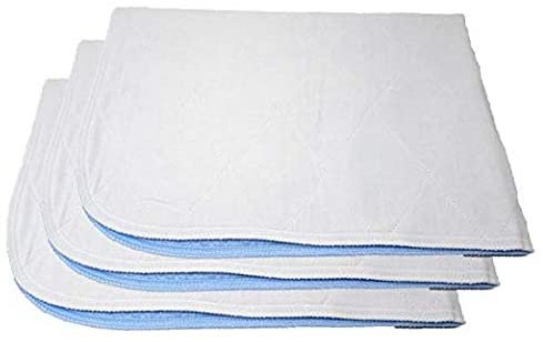 Linenspa 34 x 52 Skid Resistant Waterproof Sheet and Mattress Protector  Pad-Highly Absorbent-Machine Washable-Quilted, White