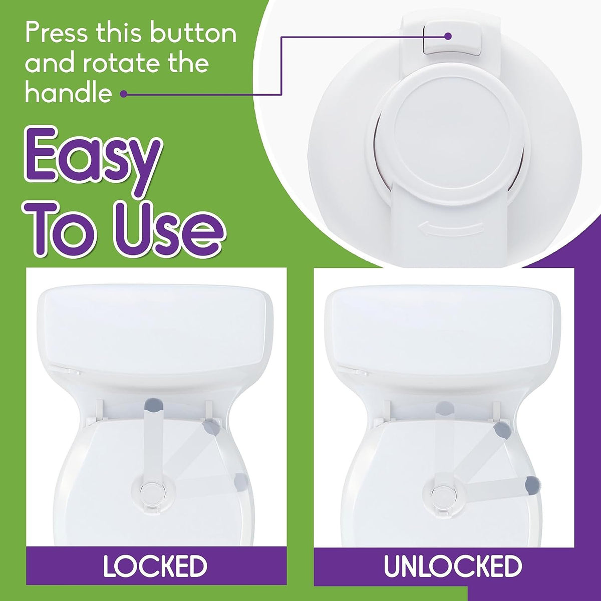 Mars Baby Child Safety Toilet Seat Lock - Easy to Install and Use Toil –  Mars Med Supply