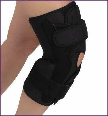 Bariatric Plus Size Hinged Knee Brace | Wraparound Meniscus & Joint Support  with Stability Straps