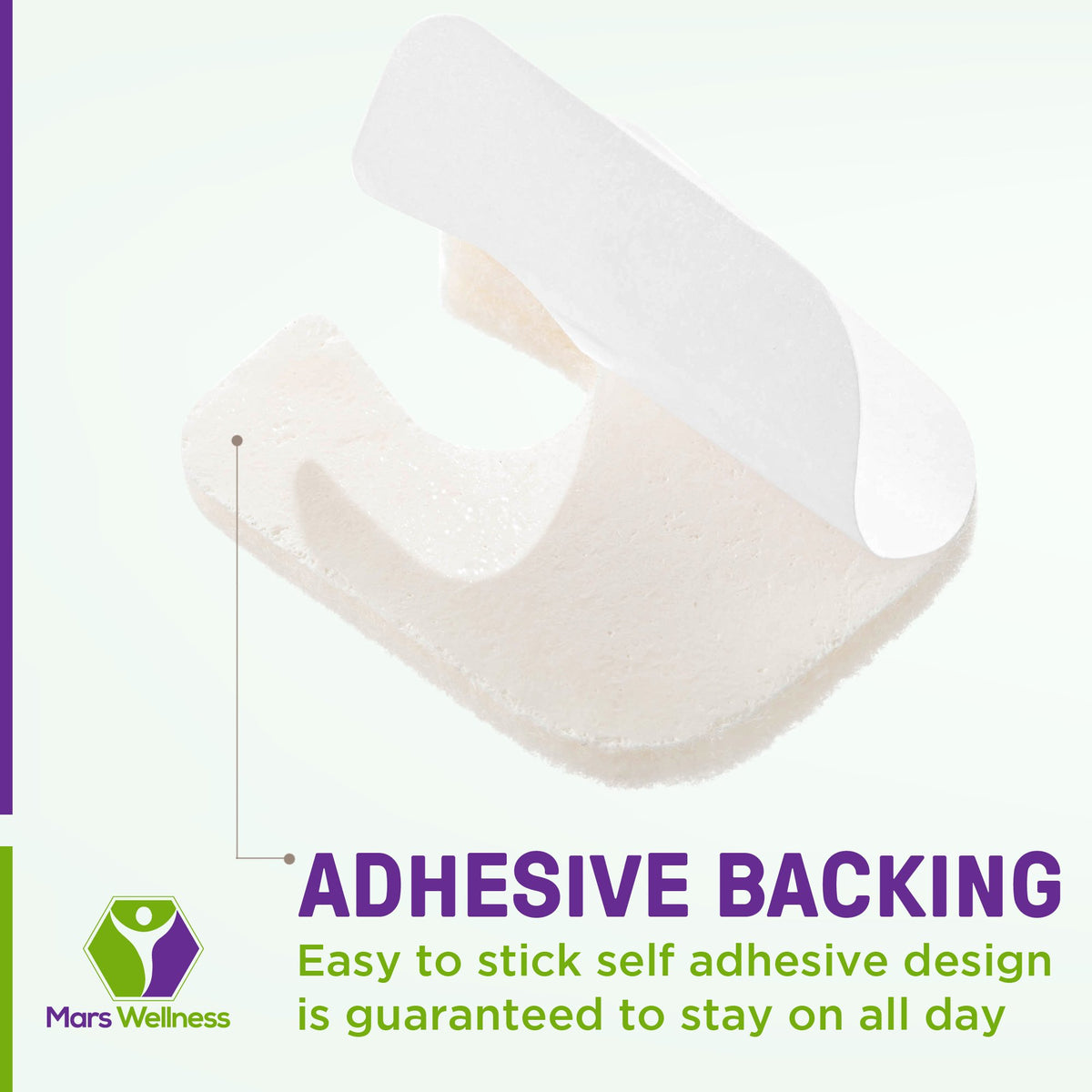 U Shaped Felt Callus Pads - Adhesive Foot Pads That Protect Calluses from Rubbing On Shoes - Skived 1/4"