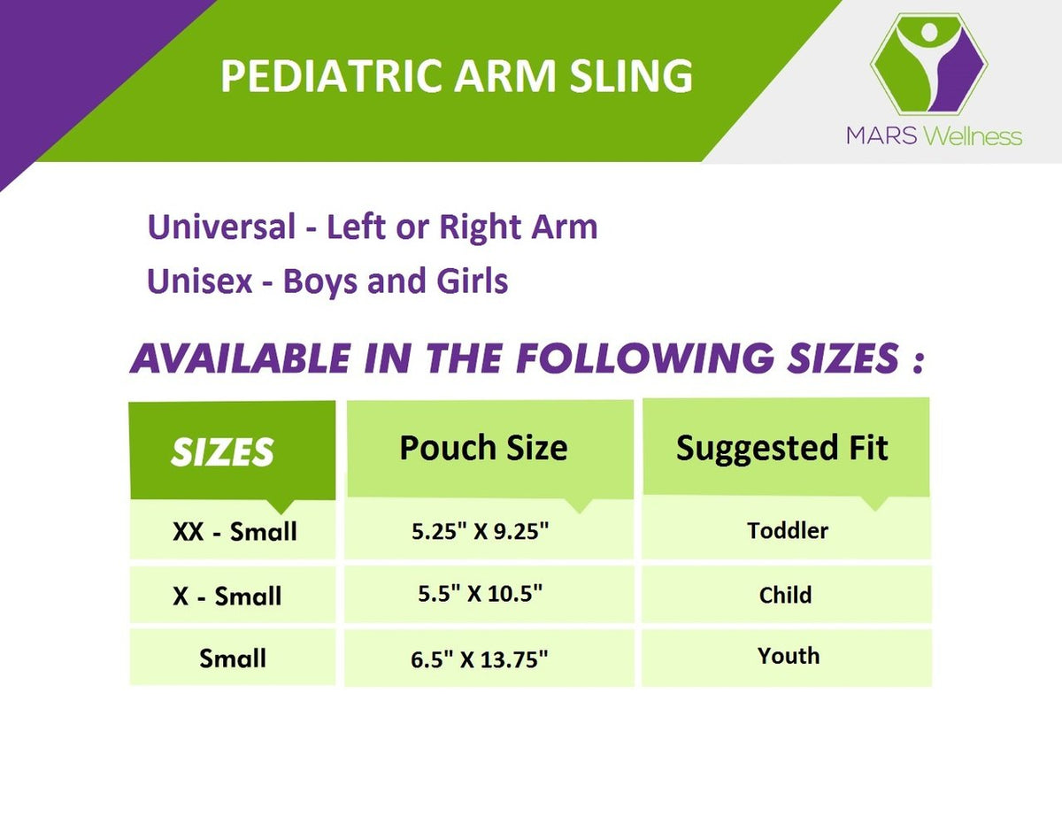 Kids Shoulder and Arm Sling - Blue - Mars Med Supply